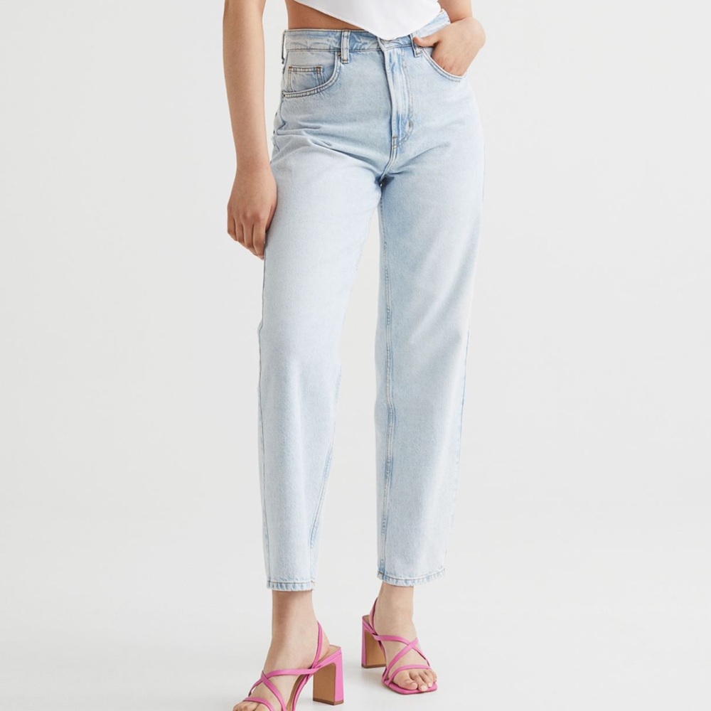 90s straight high jeans